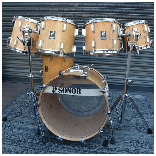 Image 4 - SONOR LITE 10x9", 12x10", 13x11", 14x12", 15X16" floor, 22x17" bass drum - Scandinavian Birch mid 80's - 2nd Hand